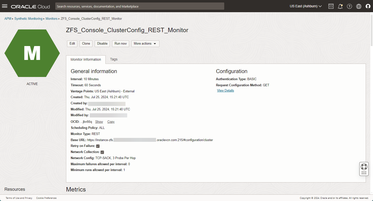 ZFS_Console_ClusterConfig_REST_Monitor