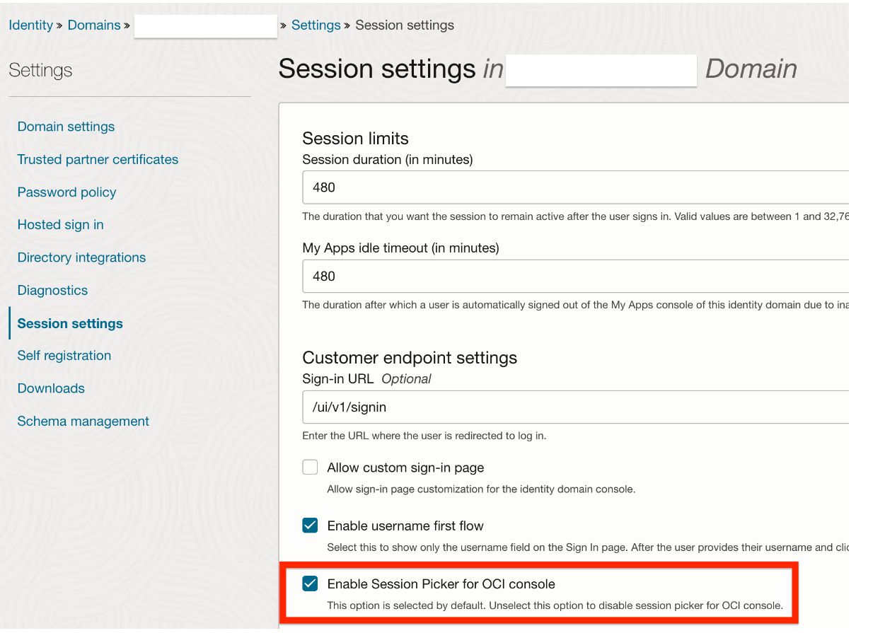 disabling session picker