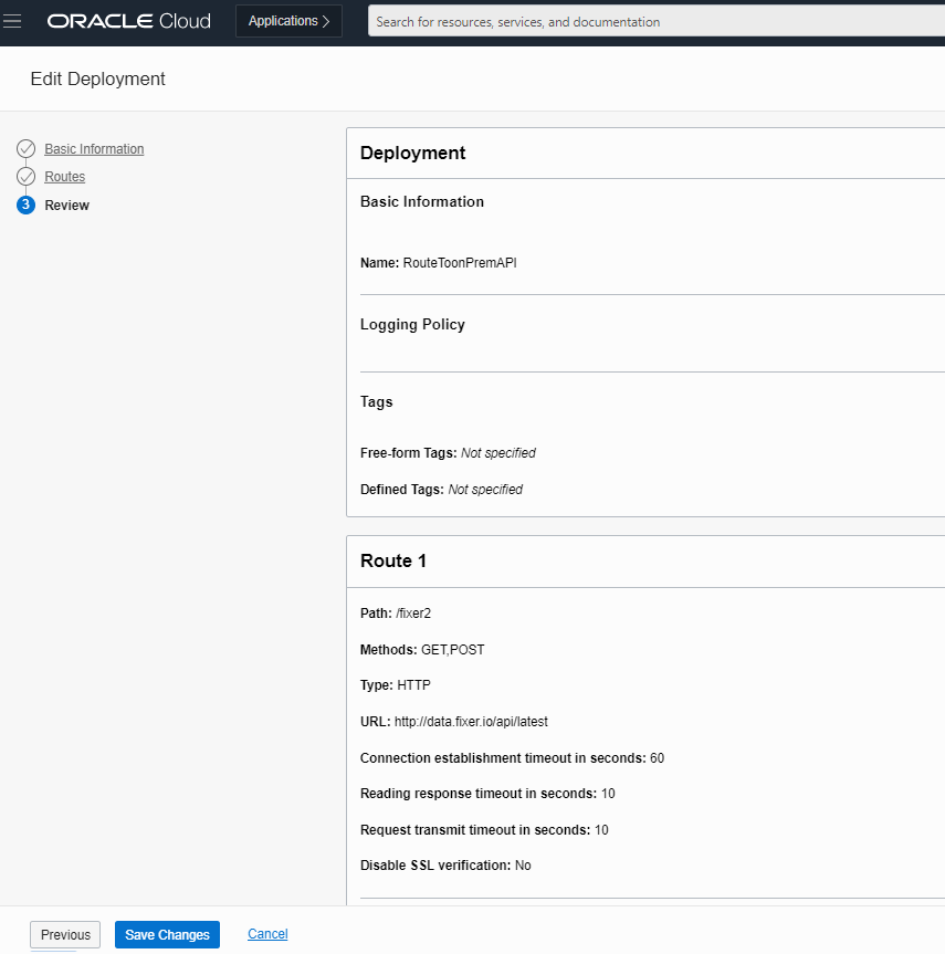 basic API Deployment
