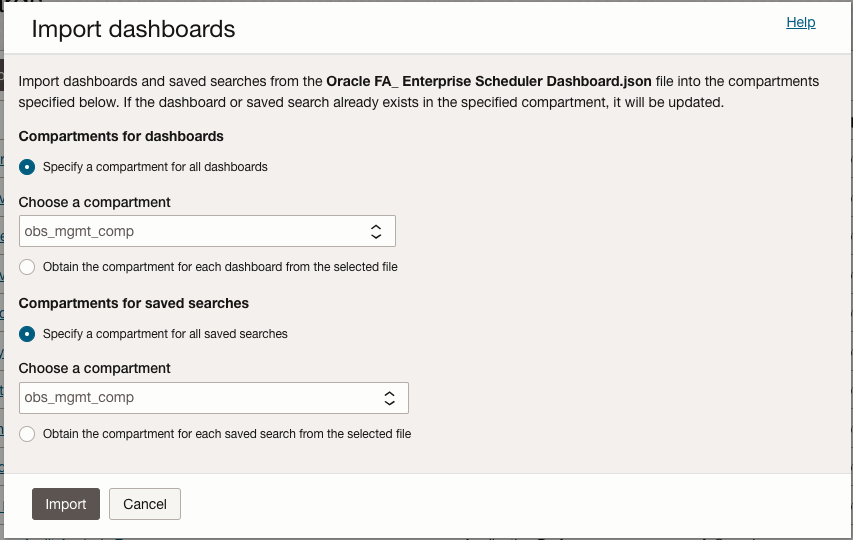Figure 8: Import ESS Monitoring Dashboard