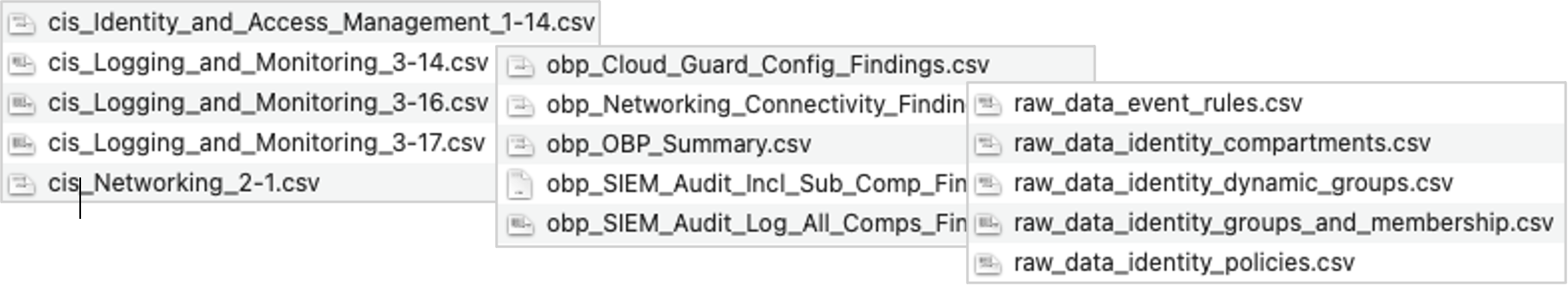 List of checker script files