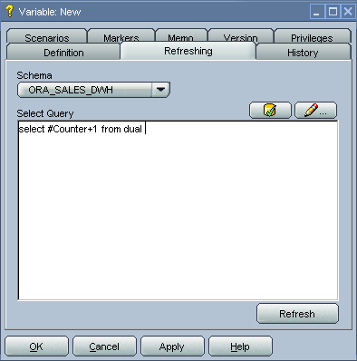 Counter Variable Query