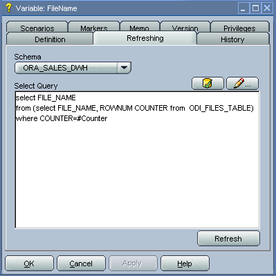 FileName Variable Query