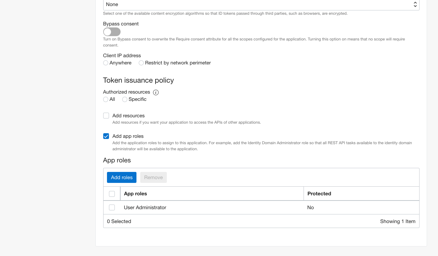 oauth details screen 2 of 2