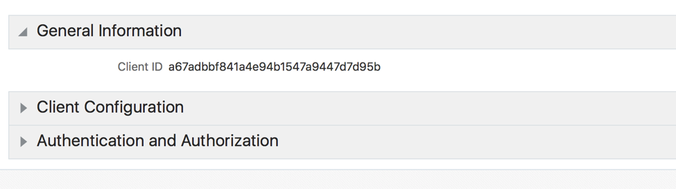 Mobile client config