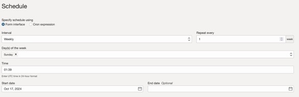 Resource Scheduler Schedule