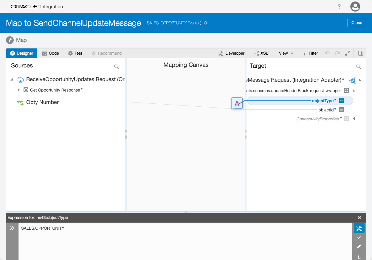 MS Teams Channels - updateHeaderBlock Mapping