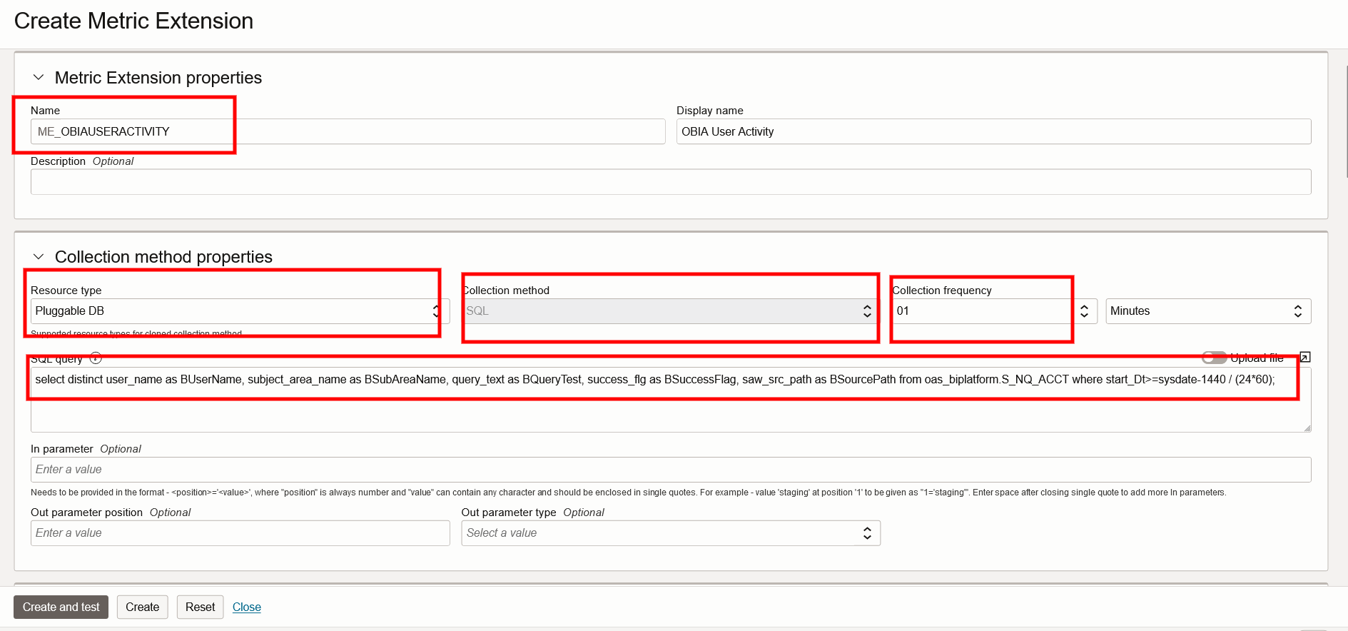 Create Metric Extension