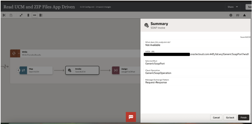 Configured UCM Search Invoke