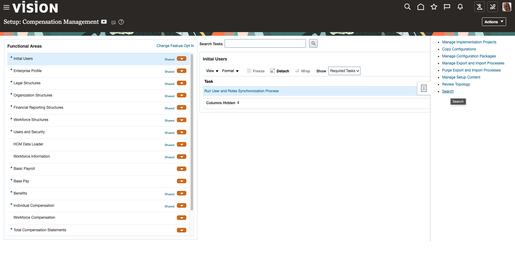 Figure 3: Fusion Applications Audit LogsSearch task