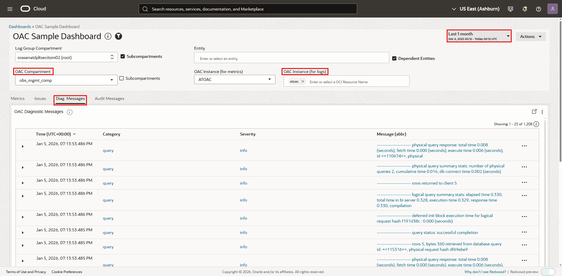 Move Oracle Analytics Cloud Logs to OCI Log Analytics for Analysis and ...