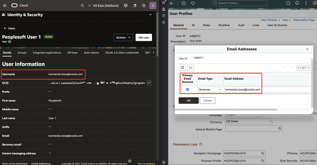 User attribute mapping
