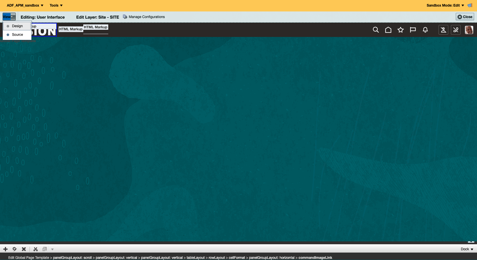 Figure 7: Design Mode