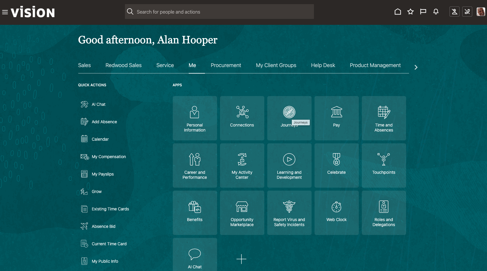 Figure 13: Redwood Page