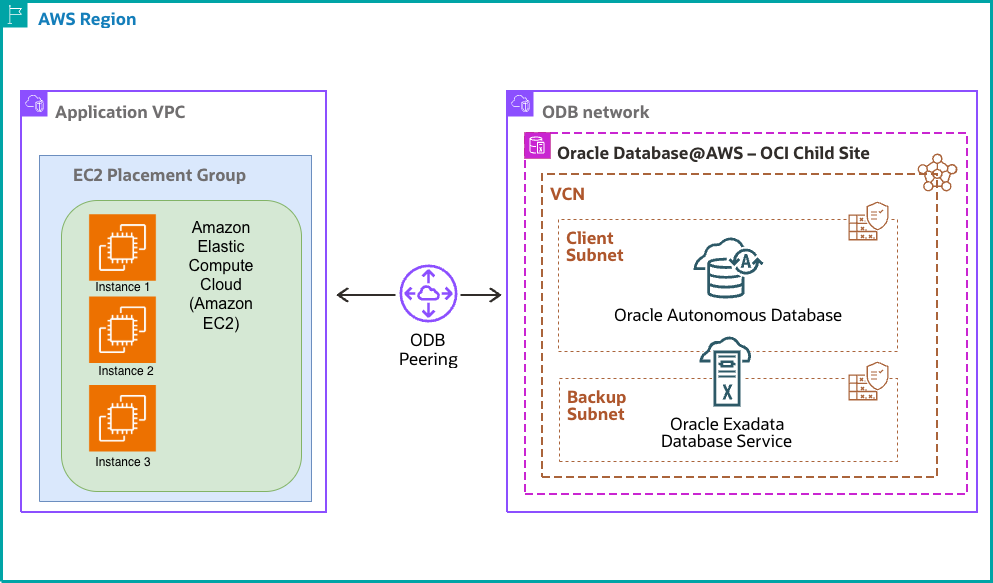 Oracle Database@AWS High Performance Networking