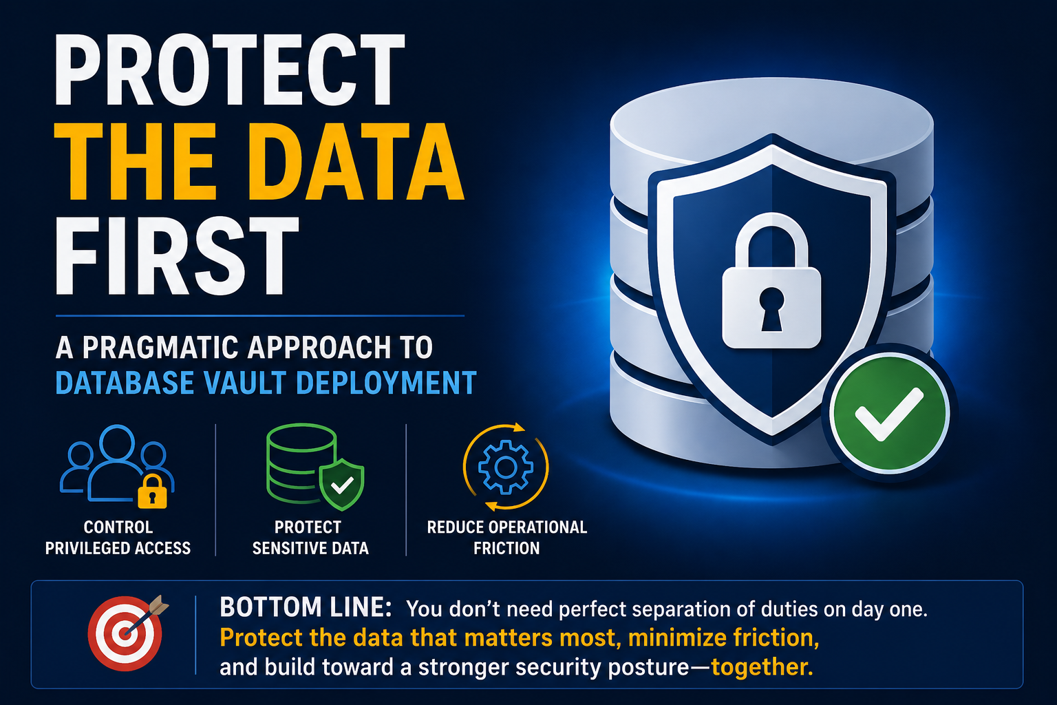 Protect the Data First: A Pragmatic Approach to Database Vault Deployment